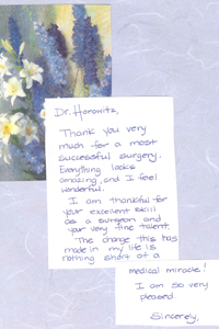 Dr. Horowitz Thank You Card 29
